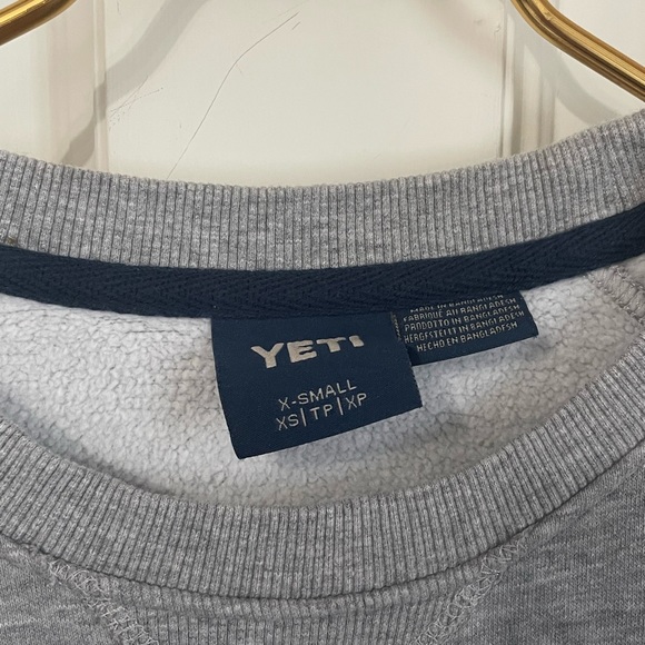 YETI Brushed Fleece Crew Neck Pullover Sweatshirt - Picture 6 of 10